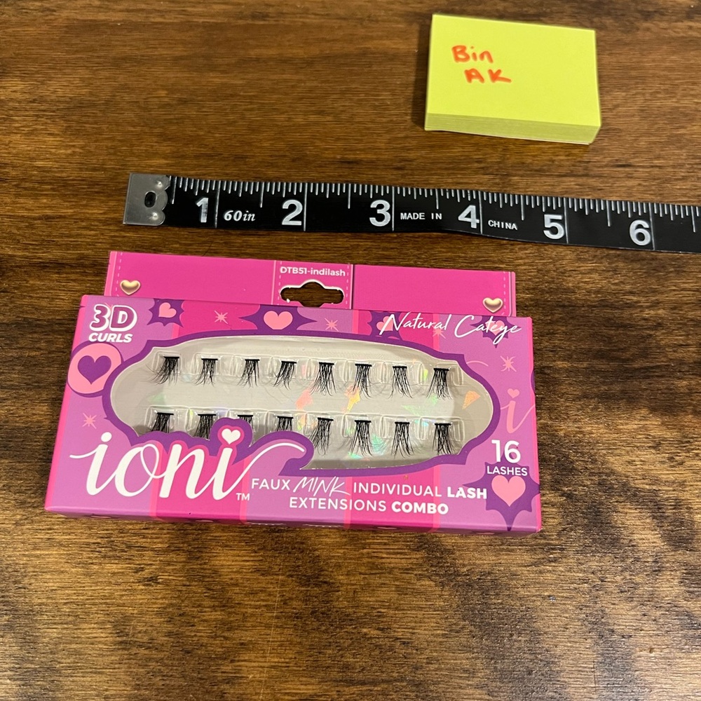 5/$20 IONI 3D Curls Faux Mink natural cateye Volume Long Eye lashes ak